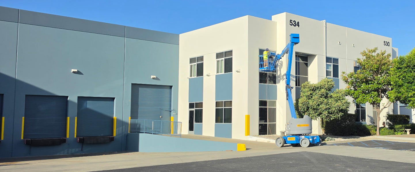 Commercial painting project completed by JL Custom Painting Inc.